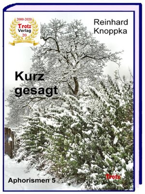 cover image of kurz gesagt--Aphorismen 5